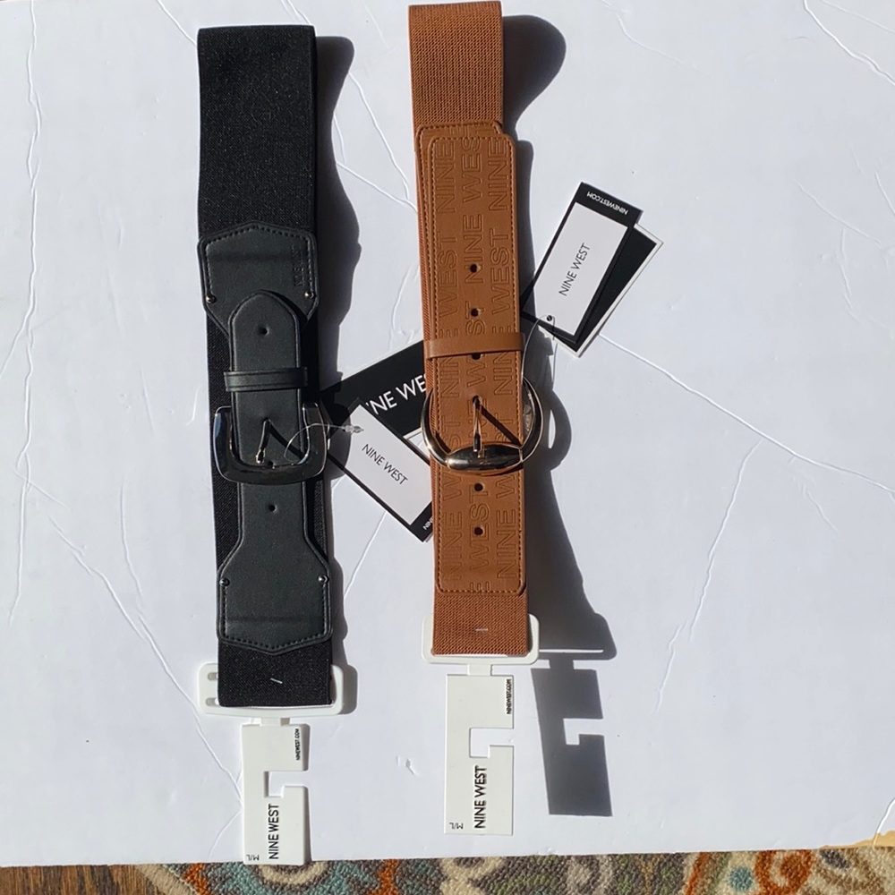 Nine West belts . Lot of two. NWT